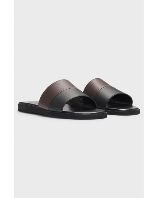 Boss Multicolor Logo-Debossed Slides for men
