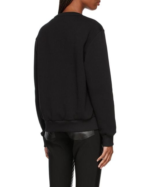 Versace Blue Safety Pin Logo Sweatshirt