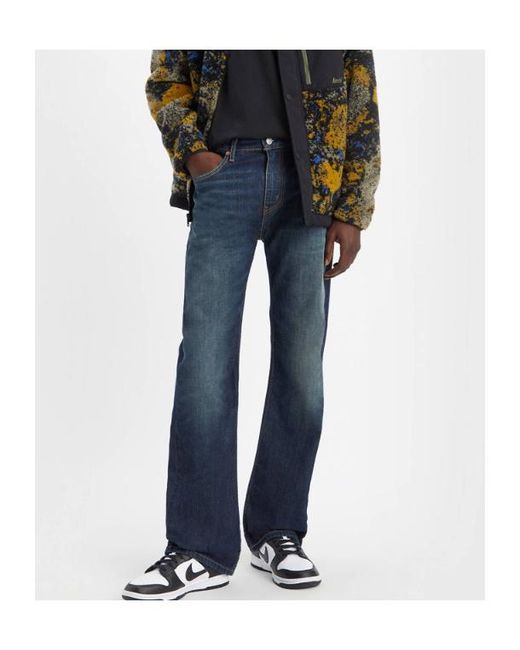 Levi's Blue 527 Five-Pockets Jeans for men