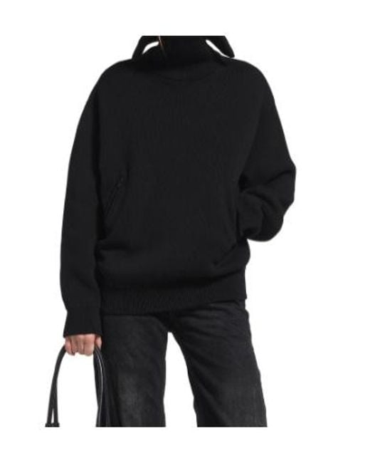 Balenciaga Blue Back-To-Front Knitted Jumper