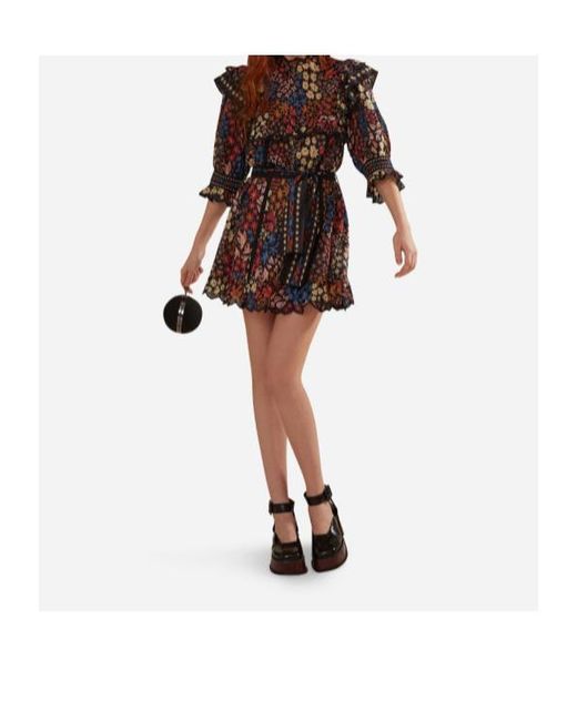 Farm Rio Multicolor Patterned Dress
