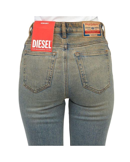 DIESEL Gray Belt Loop Jeans