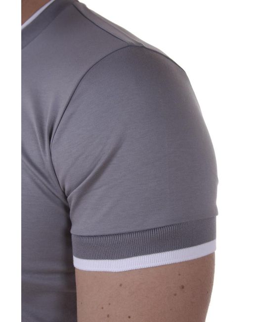 Armani Jeans Purple Logo T-Shirt for men