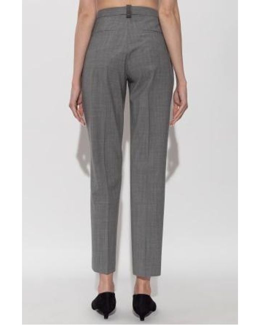 Fabiana Filippi Gray Slim Trousers