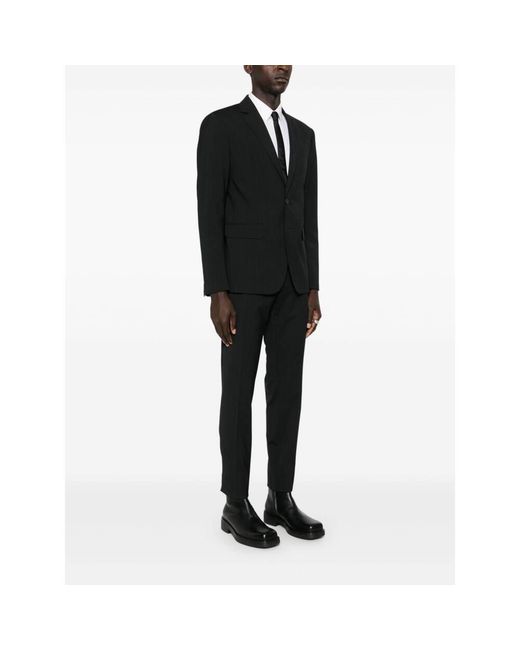 DSquared² Black Single-Breasted Tailored Suit for men