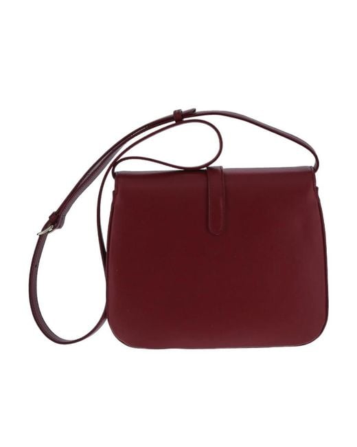 Céline Red Lock Shoulder Bag