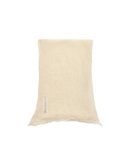Our Legacy White Crinkle Scarf for men