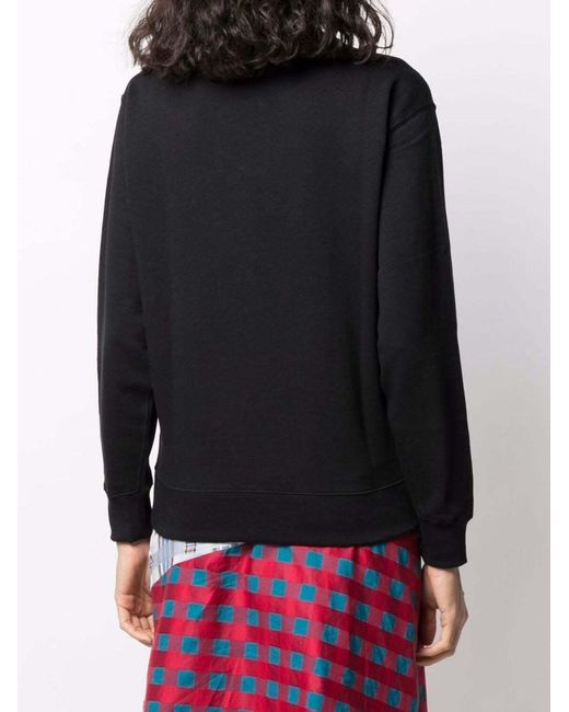 KENZO Black Logo-Print Cotton Sweatshirt