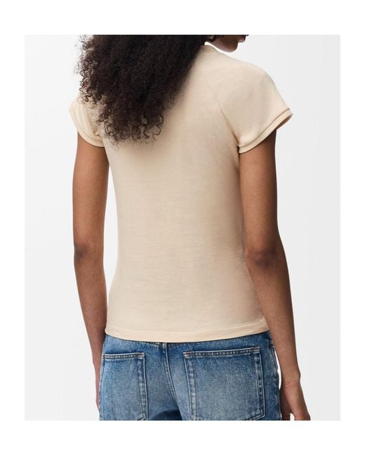 Loewe Natural Anagram Embroidered Small Fit T-Shirt