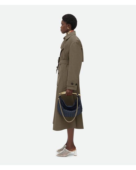 Bottega Veneta Blue Sardine Leather Tote Bag