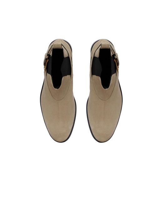 Balmain Brown Anthem Chelsea Boots for men