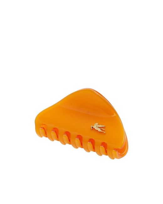 Etro Orange Logo Hairpin