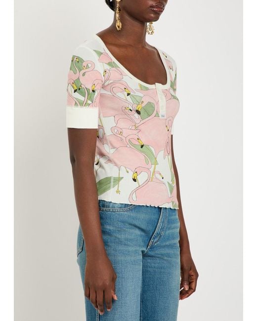 Chloé Pink Cotton Top