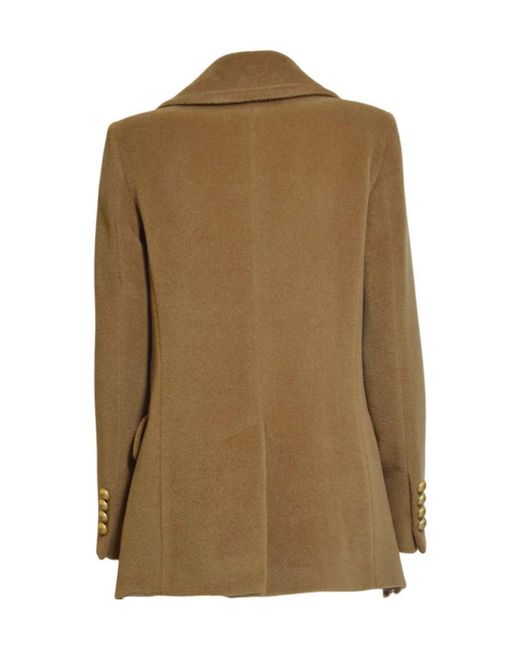 Tagliatore Green Blanche Double Breasted Coat