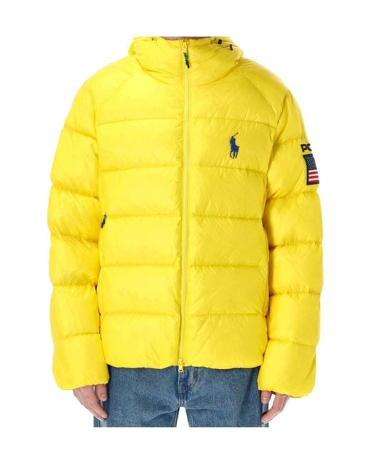 Polo Ralph Lauren Yellow Long-Sleeved Down Jacket for men