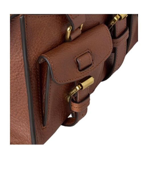 Mulberry Brown Mini Roxanne Top Handle Bag