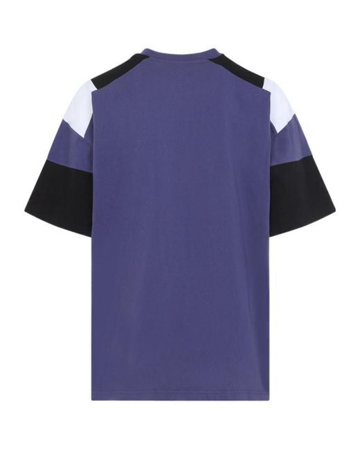 Martine Rose Blue Oversized Panelled T-Shirt for men