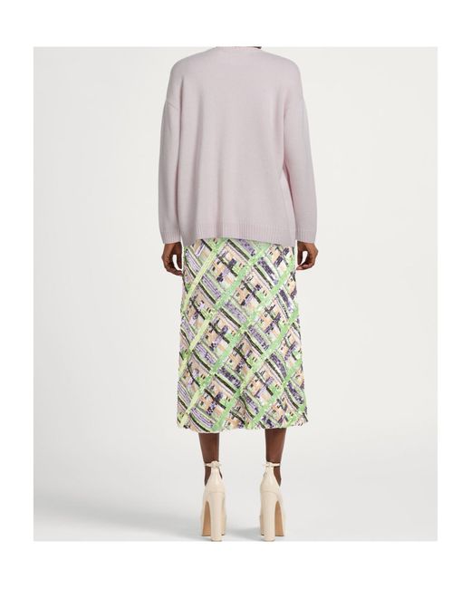 MAX&Co. Pink Ribbed Crew Neck Sweater