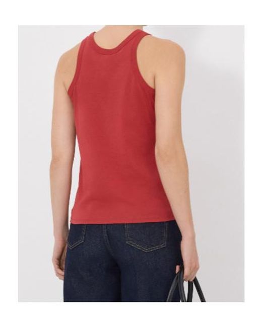Loulou de Saison Red Poso Lds Tank Top