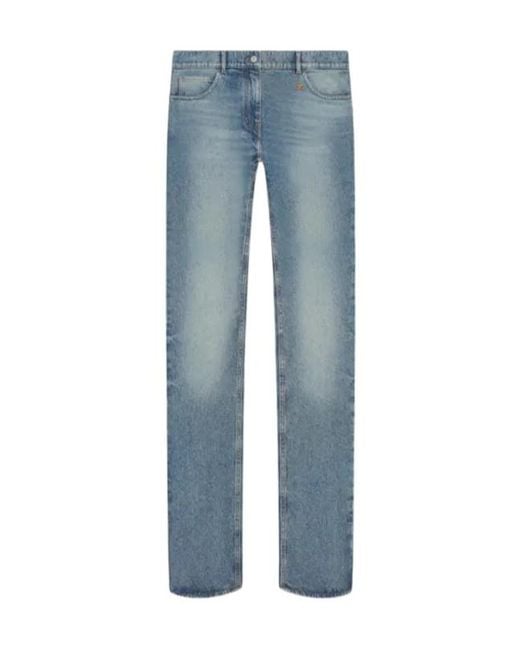 Courreges Blue Courrèges Straight-Leg Jeans