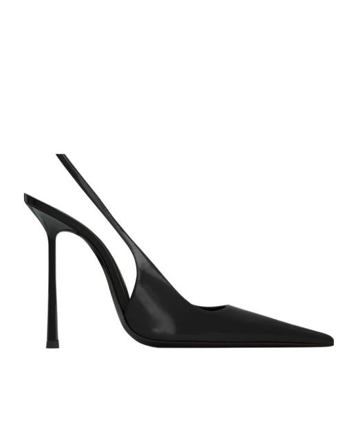 Saint Laurent Black Vendome Slingback Pumps 110