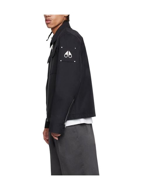 Moose Knuckles Blue Jacques Zip-Up Jacket for men