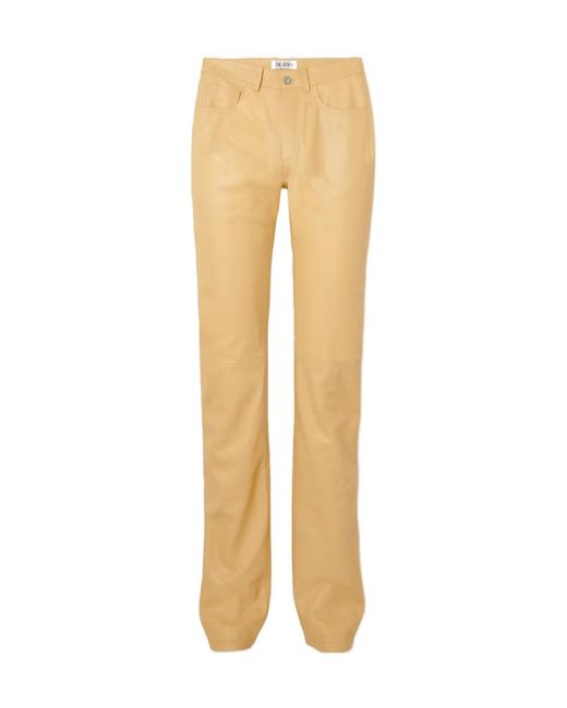 The Attico Natural Straight Casual Pants