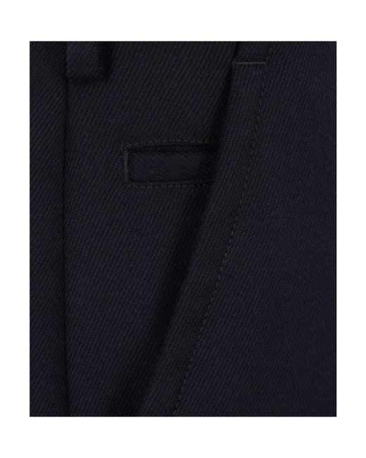 Incotex Blue Tapered Trousers for men