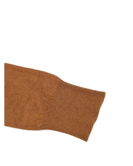 Burberry Brown Round-Neck Sweater for men
