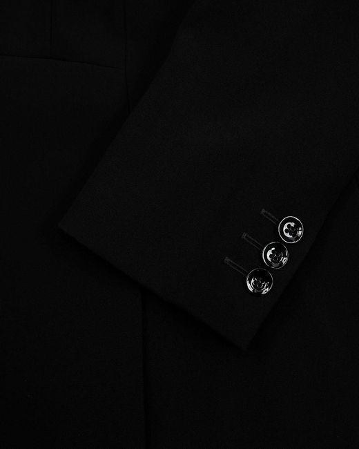 Max Mara Black Long Sleeved Suit Jacket
