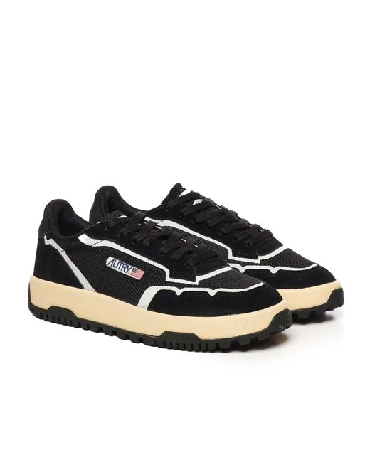 Autry Black Wildpace Low Top Sneakers for men