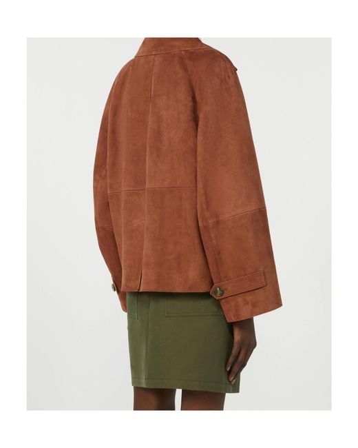 Max Mara Brown Weekend Wkdsospiro Double-Breasted Jacket