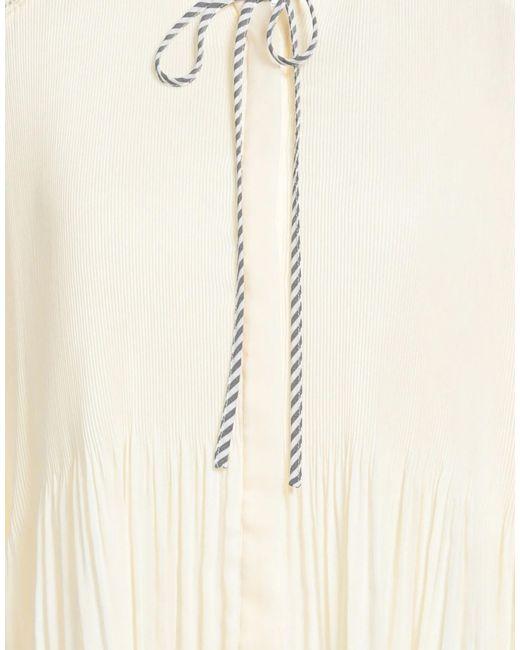 MAX&Co. White Tie Neck Top