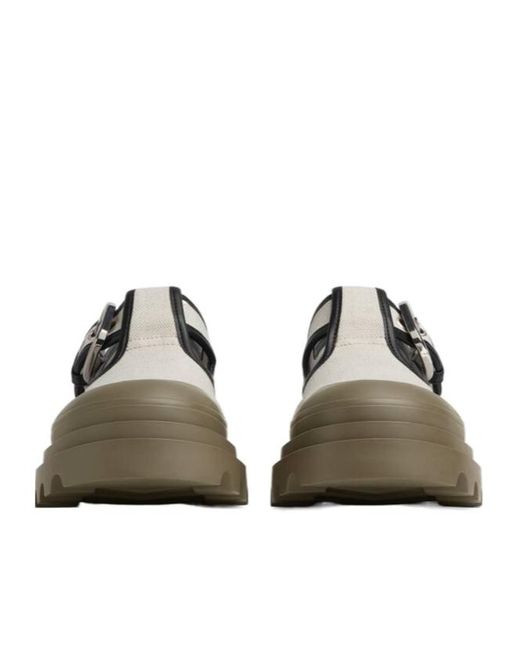 Bottega Veneta Gray Trek Mary-Jane