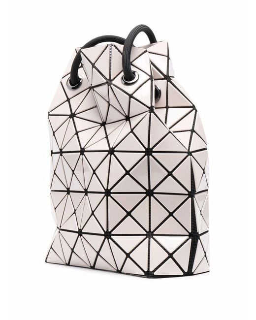Issey Miyake Gray Drawstring Shoulder Bag