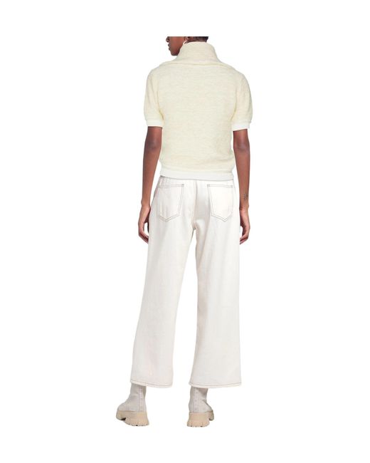 Jacquemus White Solid Color Cardigans