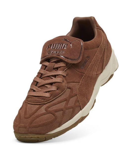 PUMA Brown Low-Top Sneakers