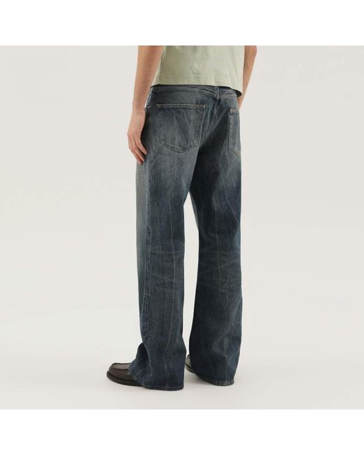 1989 STUDIO Blue Wide-Leg Jeans for men
