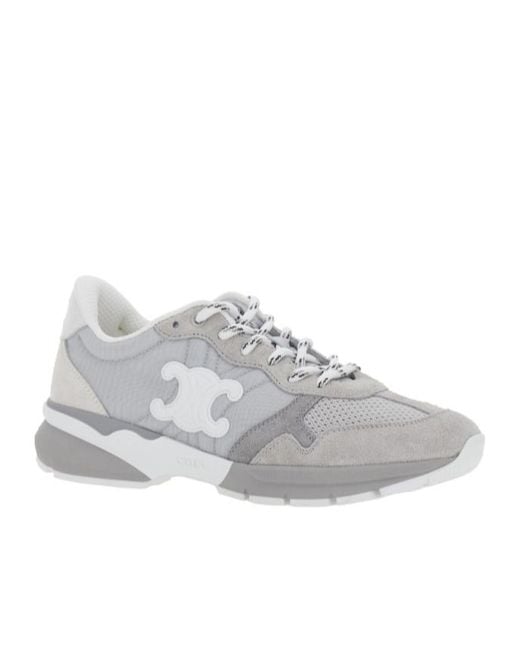 Céline Gray Low-Top Sneakers