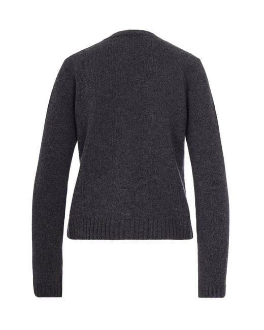 Weekend by Maxmara Black Virgin Wool Cardigan