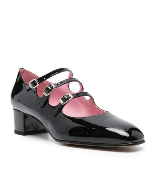 CAREL PARIS Black High-Heeled Mary Jane Shoes
