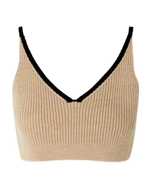 Loewe Natural V-Neck Wool Knitted Vest