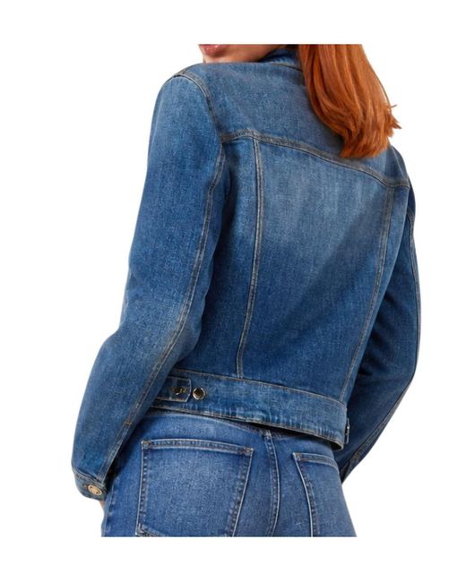 Guess Blue Long-Sleeve Denim Jacket
