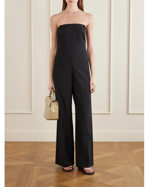 St. Agni Blue Striped Jumpsuit