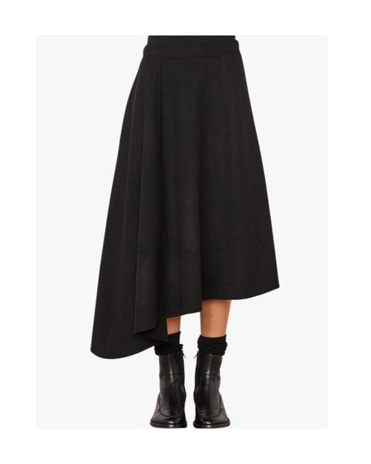 Officine Generale Black Zipper-Front Dress