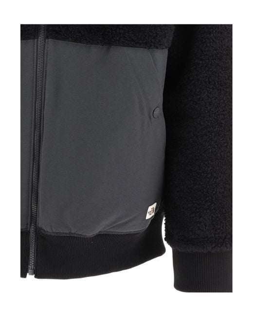 The North Face Black Zip-Up Hooded Coat for men