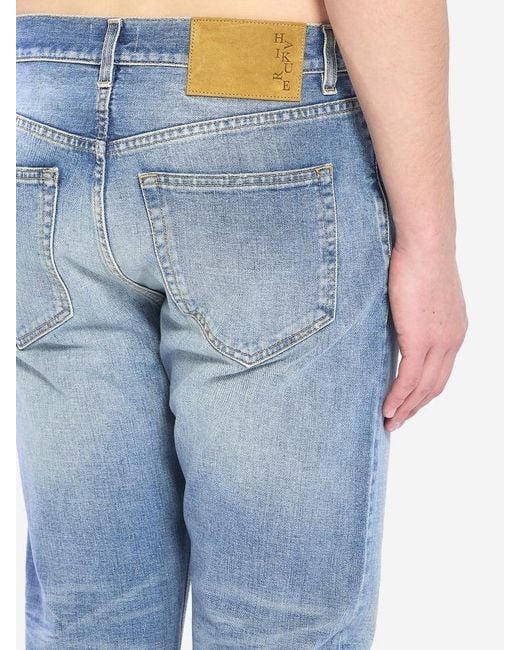 Haikure Blue Logo Jeans for men