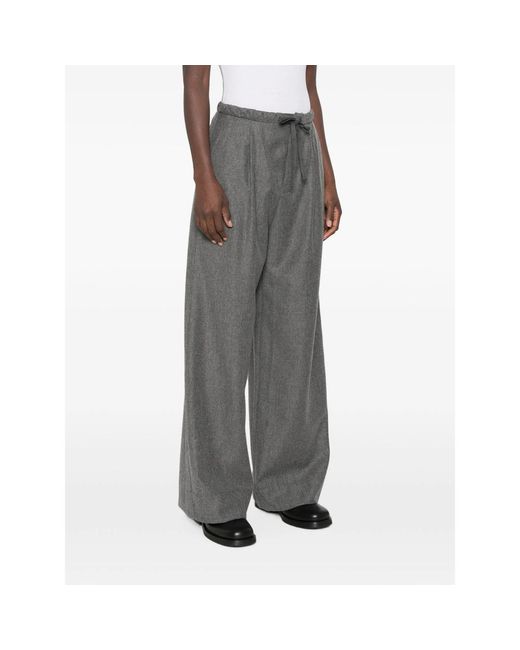 Soeur Gray Drawstringwaist Wideleg Trousers