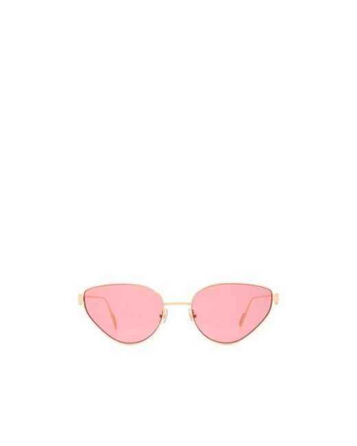 Cartier Pink Première De Cat-Eye Frame Sunglasses