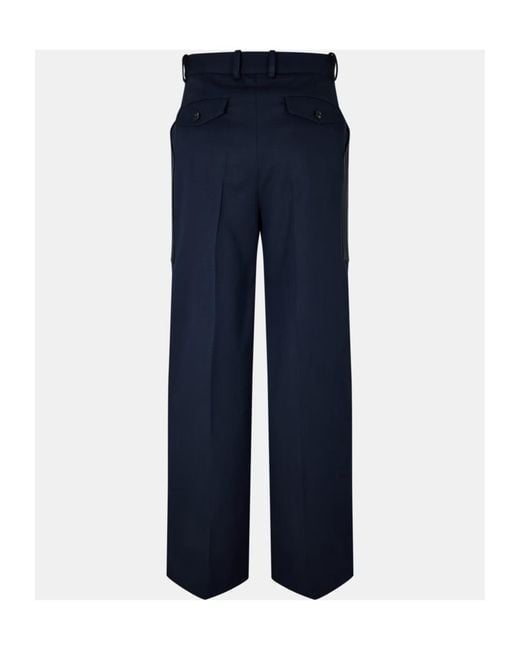 Bottega Veneta Blue Pocket Detail Track Pants